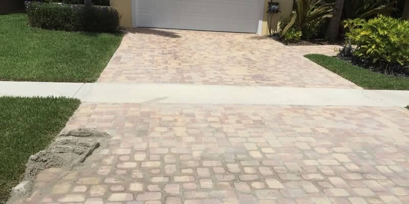 Residential Driveway Pressure Cleaning
